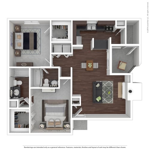 Floor Plan  B1 Floor Plan at Infinity on the Mark, Texas, 75243